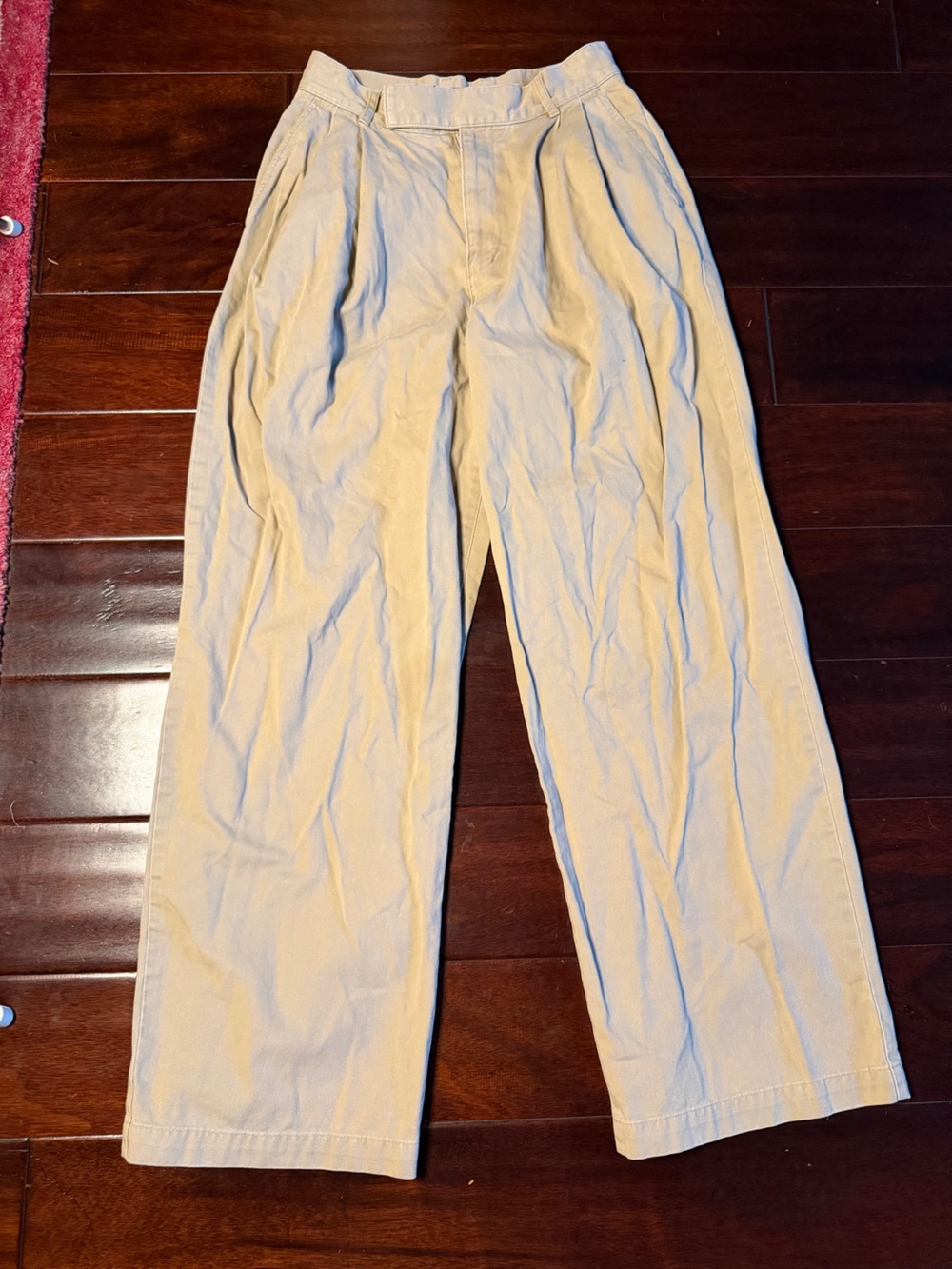 UNDERCOVER Jun Takahashi Pleated Wide-Leg Trousers Chinos Beige Size 2 UC1G503